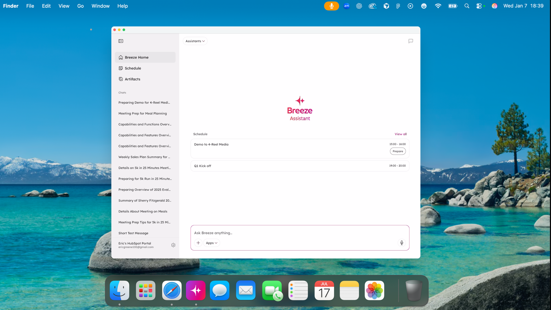 Desktop app